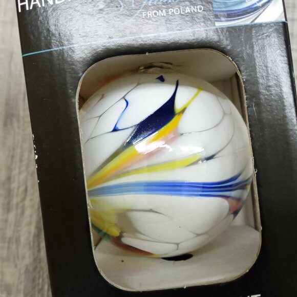 Blown Glass Ornament Hand Made in Poland - Picture 3 of 6